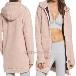 Varley Brea Fleece Jacket Color Rose Size Small